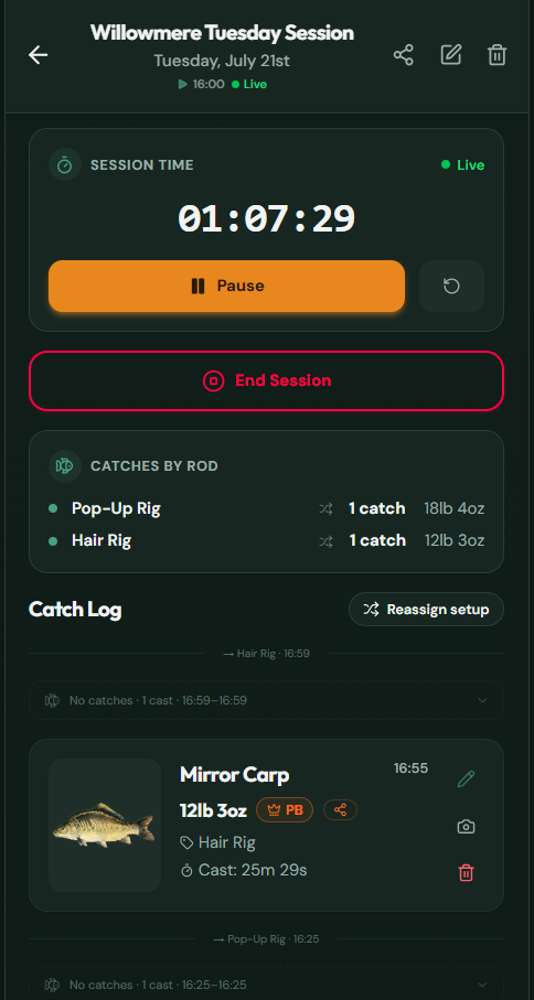 Catch Log